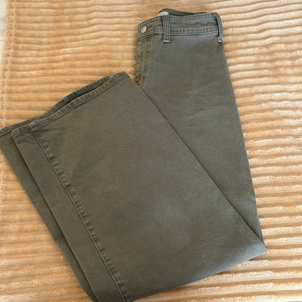 Universal Thread Olive Green Wide Leg Ankle Pants